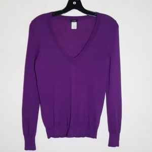J. Crew 100% Merino Wool V-Neck Sweater